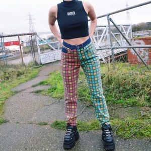 The Ragged Priest Plaid Jeans